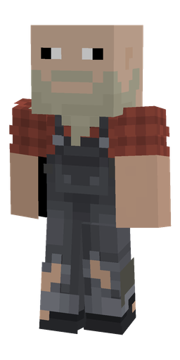 Black skin: body, front render