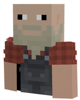 Black skin: bust render