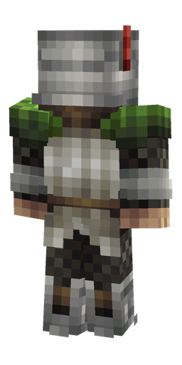 Black skin: body, back render