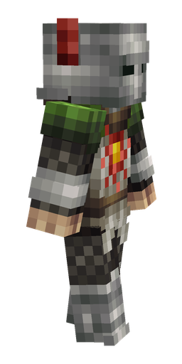 Black skin: body, right side render