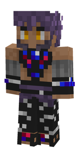Black skin: body, front render