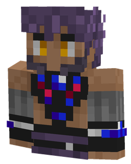 Black skin: bust render