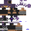 Black skin: raw texture render