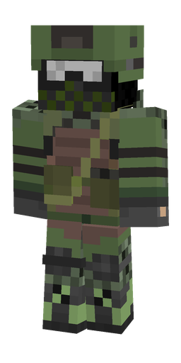 Black skin: body, front render
