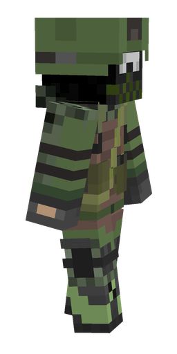 Black skin: body, right side render