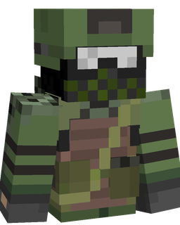 Black skin: bust render