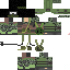 Black skin: raw texture render