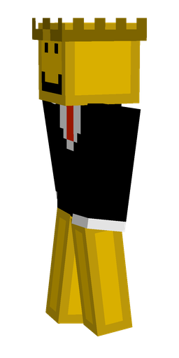Black skin: body, left side render