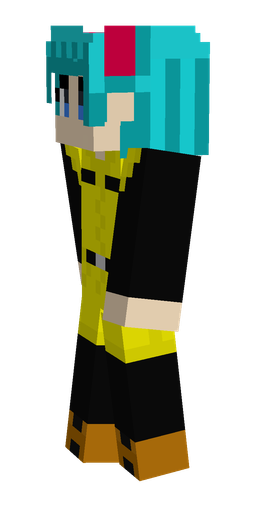 Black skin: body, left side render