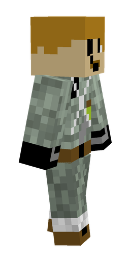 Brown skin: body, right side render