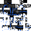 Black skin: raw texture render