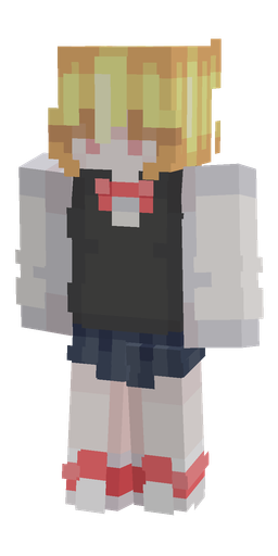 Black skin: body, front render