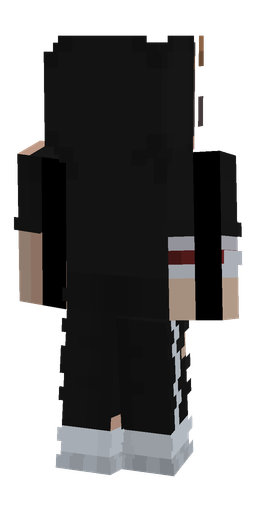 Black skin: body, back render