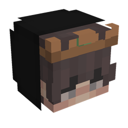 Black skin: head render