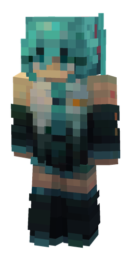 Black skin: body, front render
