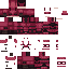 Pink skin: raw texture render