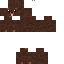 Brown skin: raw texture render