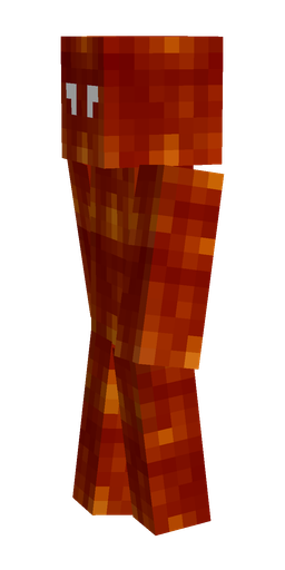 Brown skin: body, left side render