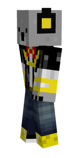 Black skin: body, left side render