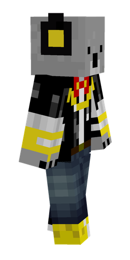 Black skin: body, right side render