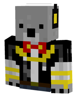 Black skin: bust render
