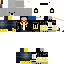 Black skin: raw texture render