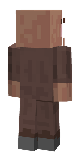 Orange skin: body, back render