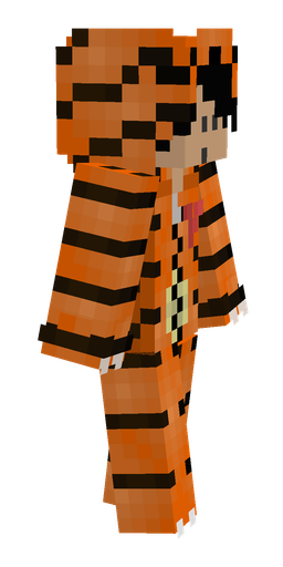 Black skin: body, right side render