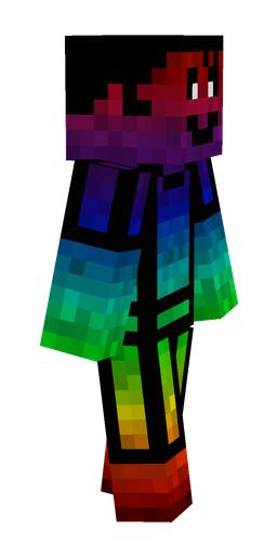 Black skin: body, right side render