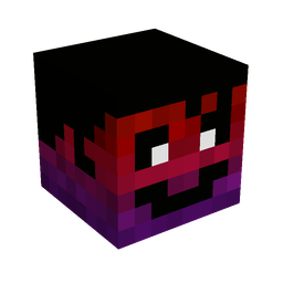 Black skin: head render