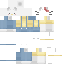 Blue skin: raw texture render