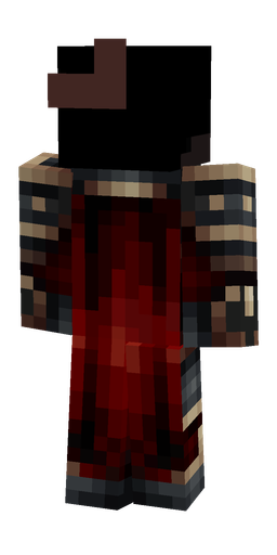 Black skin: body, back render