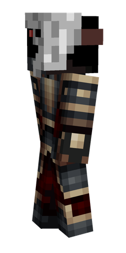 Black skin: body, left side render