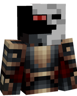 Black skin: bust render