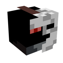 Black skin: head render