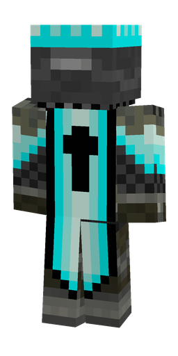 Black skin: body, back render