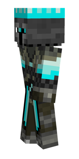 Black skin: body, left side render