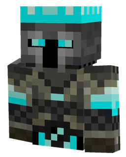 Black skin: bust render