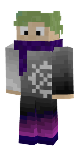 Black skin: body, front render
