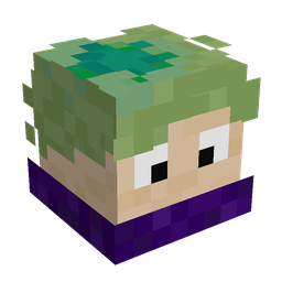 Black skin: head render