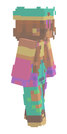 Blue skin: body, right side render