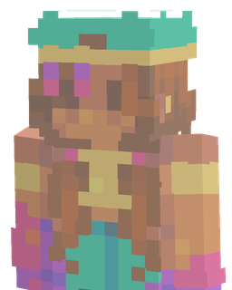 Blue skin: bust render