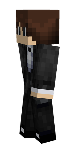 Black skin: body, left side render
