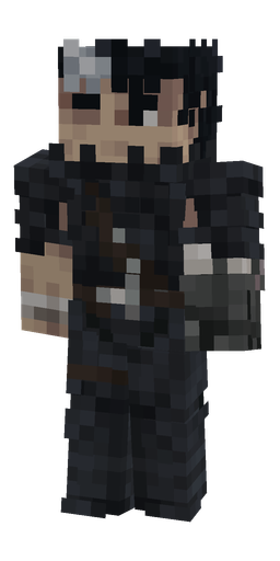 Black skin: body, front render