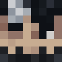 Black skin: face render
