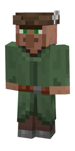 Brown skin: body, front render