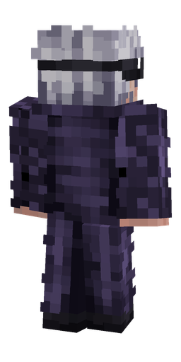 Black skin: body, back render