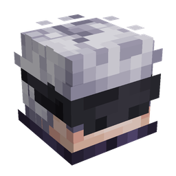 Black skin: head render