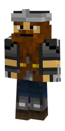 Black skin: body, front render