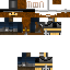Black skin: raw texture render